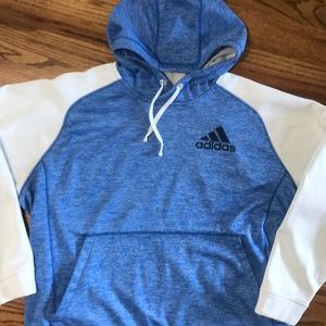 pride trefoil outline hoodie